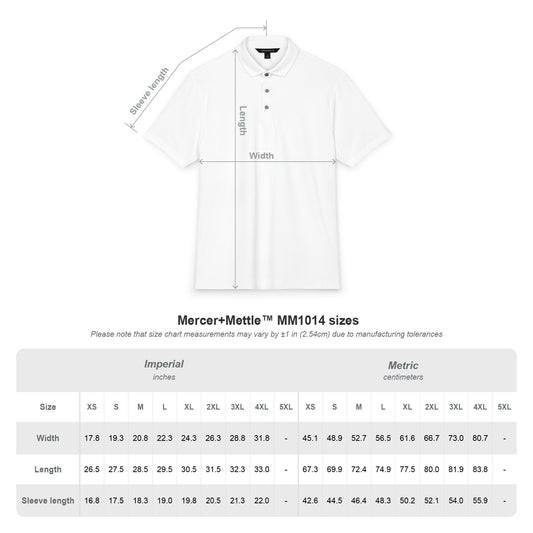 a white shirt with size and measurements