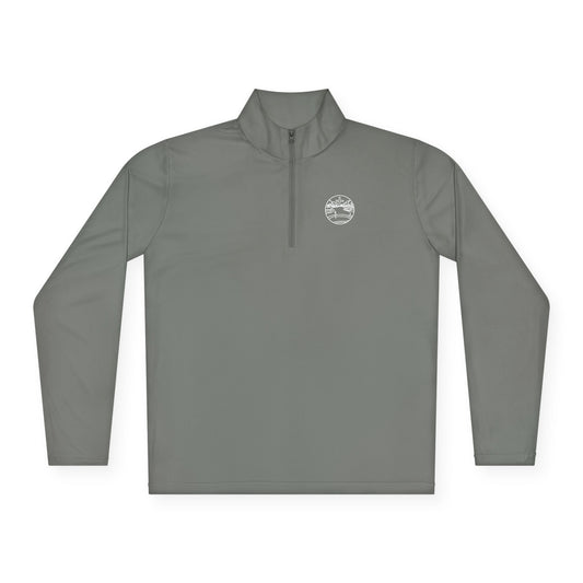 a grey long sleeved shirt