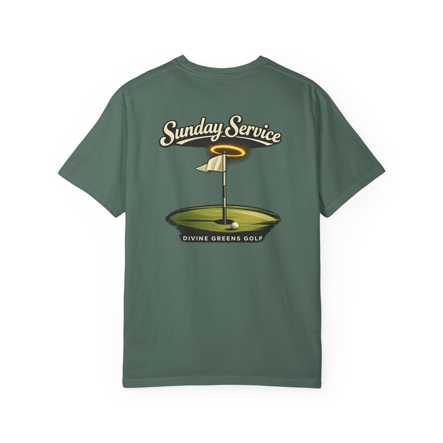 Sunday Service Divine Greens Golf Vintage Tee